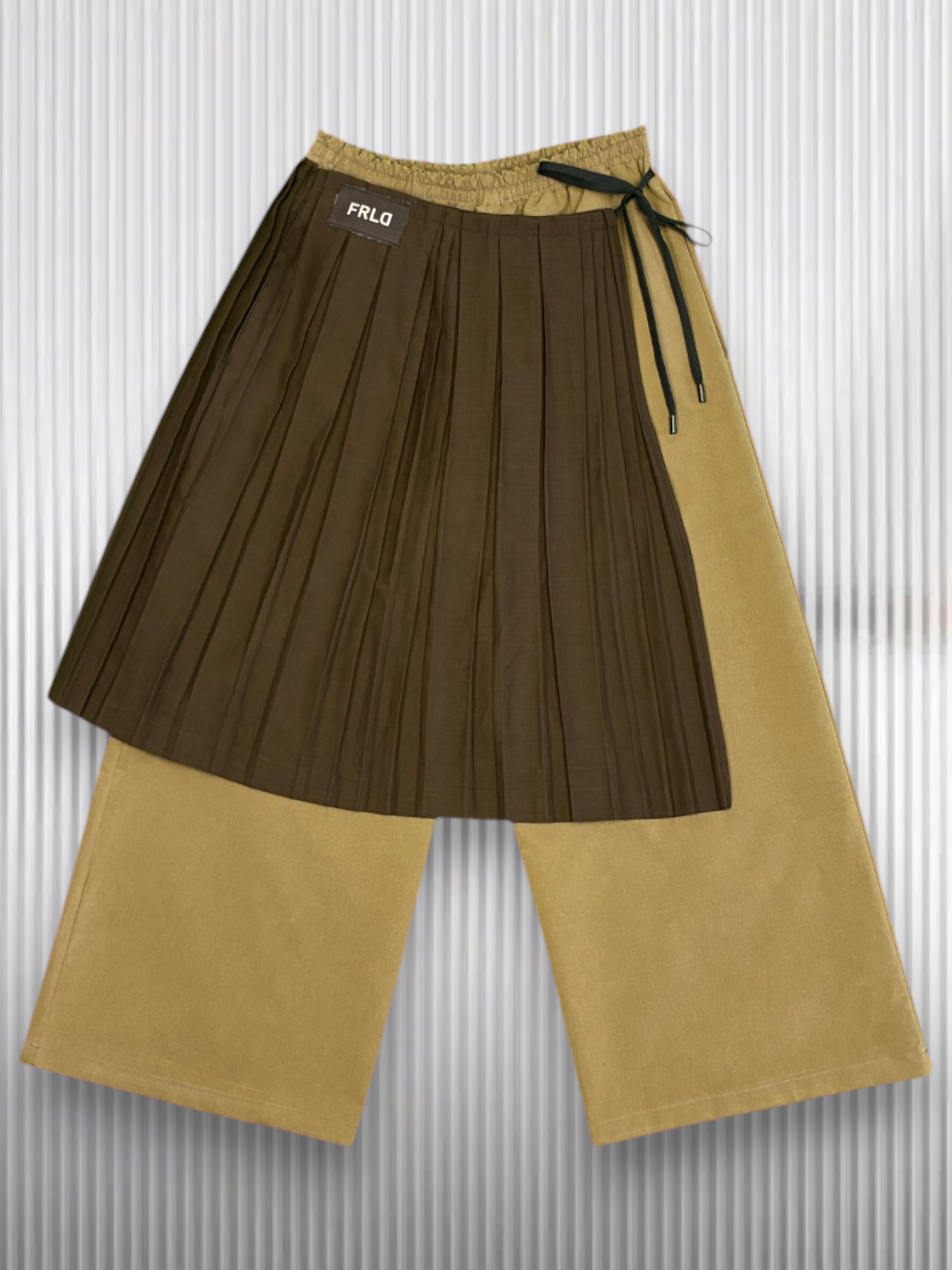 PANTALONI textum KILTED