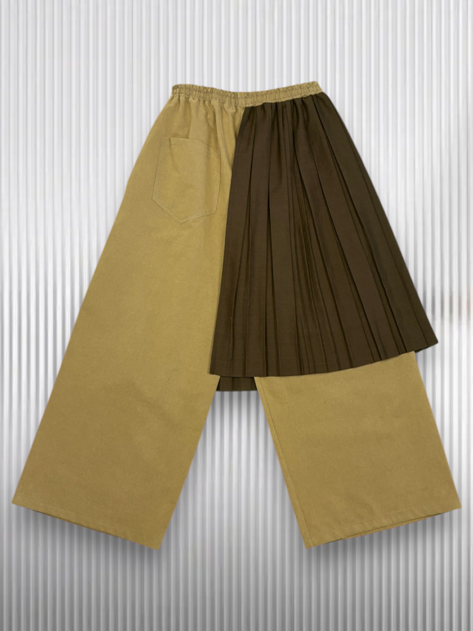 PANTALONI textum KILTED