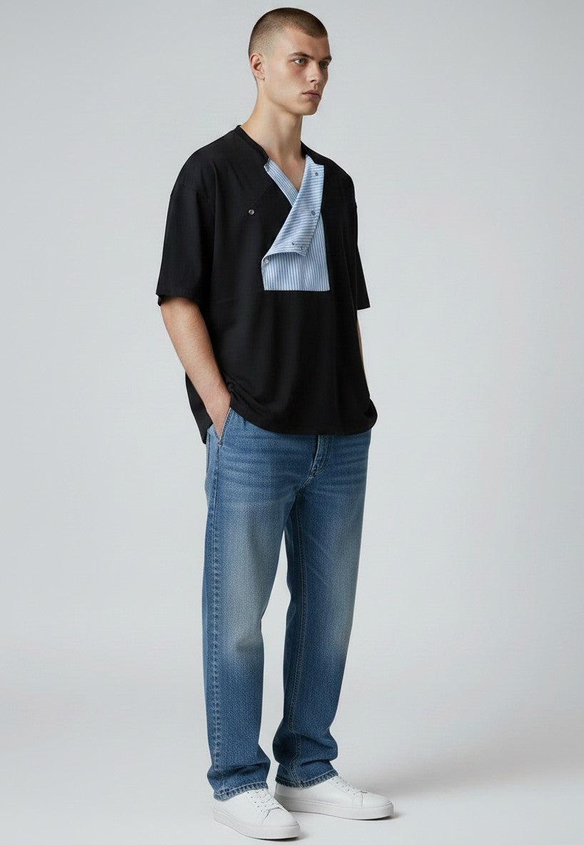 T-SHIRT splice HALF