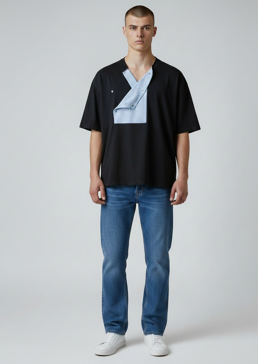 T-SHIRT splice HALF