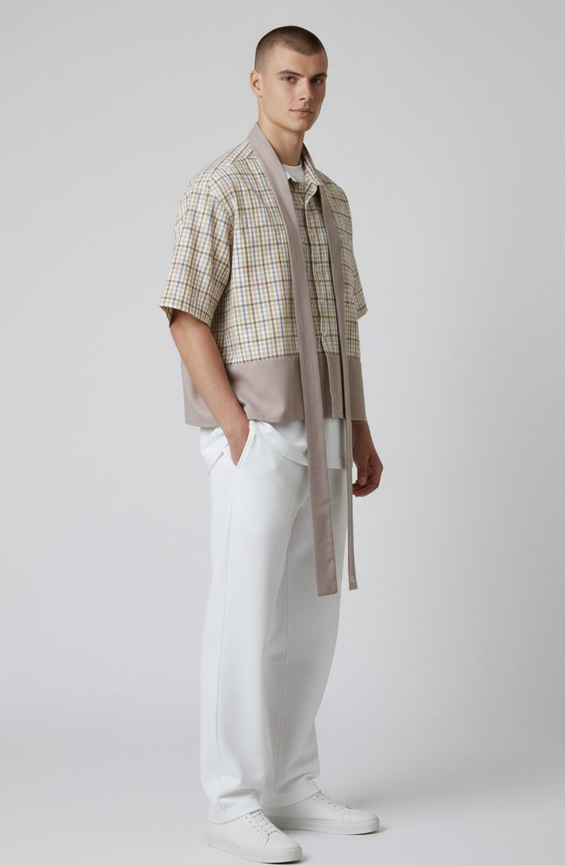 CAMICIA Tie textum MM
