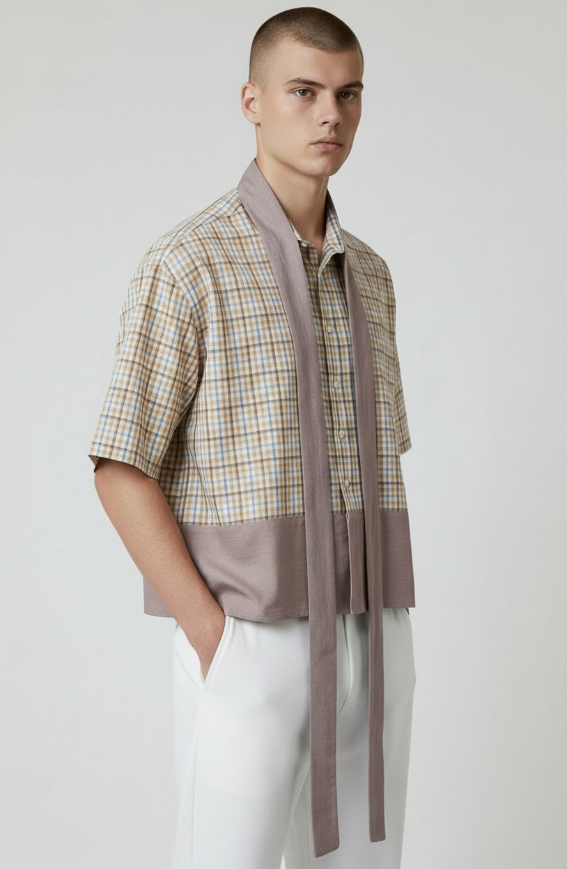 CAMICIA Tie textum MM