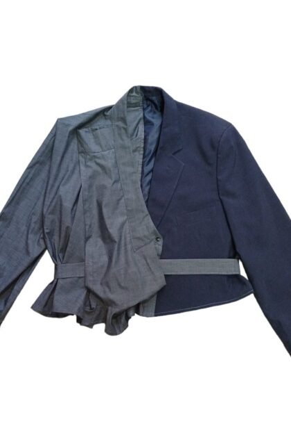 Wobble Blazer or shirt blue & grey version